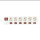 Somogyi Home Prelungitor cu întrerupător (NVK 06K-3/WH/1,5)