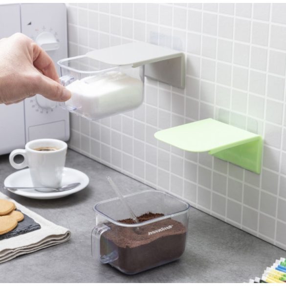 InnovaGoods Handstore Recipiente de bucătărie autoadezive - 2 buc.