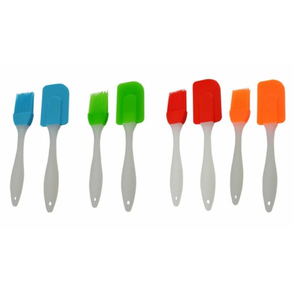 Perfect Home - Spatulă + pensulă din silicon