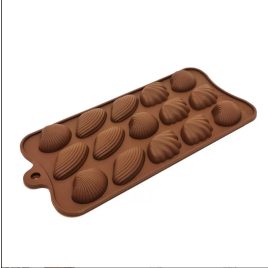 Formă de ciocolată din silicon în formă de scoică
