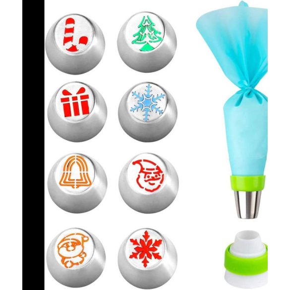 Set decorativ pentru desert de Crăciun