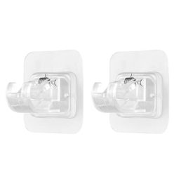 Suport autocolant pentru tijă de perdea, 2 buc.