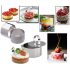 Perfect Home - Set de forme pentru alimente rotunde, cu presă