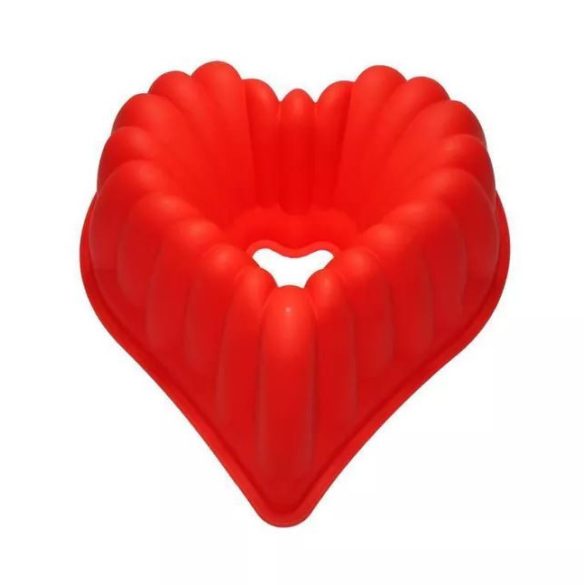 Formă de copt din silicon în formă de inimă