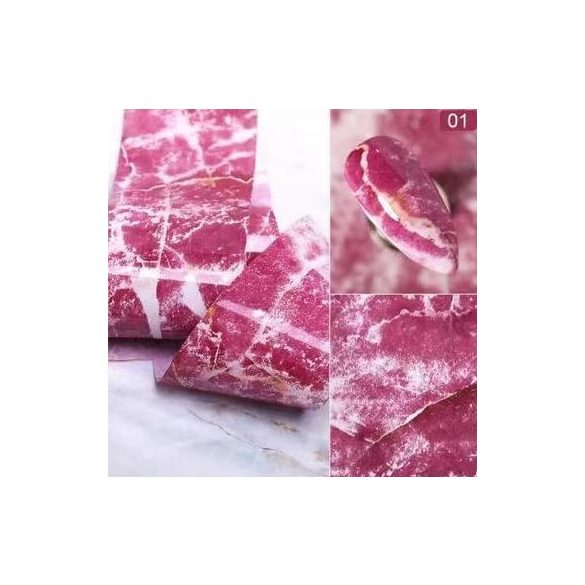 Rulou de folie pentru unghii cu model de marmură