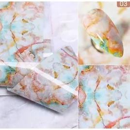 Rulou de folie pentru unghii cu model de marmură