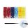Set de 120 conectori tip T pentru cabluri electrice, plastic, multicolor