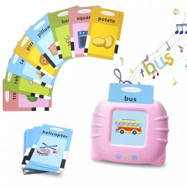 Joc educativ de limba engleză pentru copii (roz)