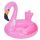 Insulă plutitoare flamingo, saltea de plajă - 110x104x94 cm