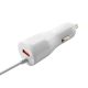 Încărcător auto cu intrare USB și cablu Lightning încorporat