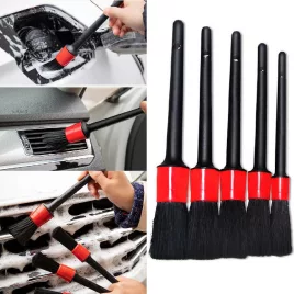 Set de 5 perii pentru curățarea mașinii