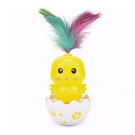 Jucărie interactivă cu pene pentru pisici