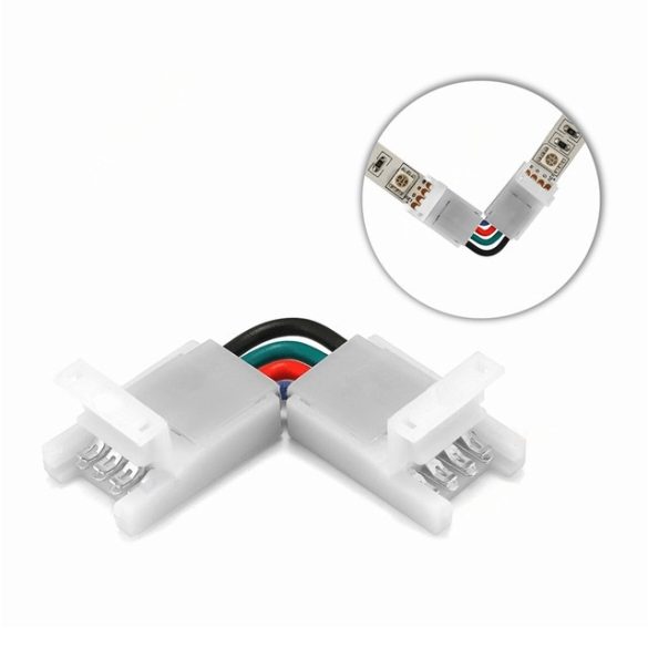 Set bandă LED RGB cu comutator 2/3/4 pini, 8/10 mm