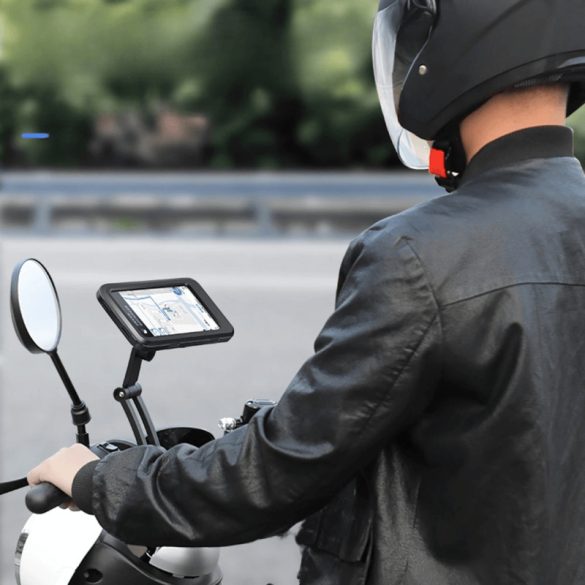 Suport magnetic, rezistent la apă și șocuri pentru telefon de bicicletă