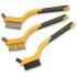 Set de 3 perii de sârmă – cu fire din cupru, oțel și nylon