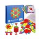 Puzzle educațional - figuri geometrice