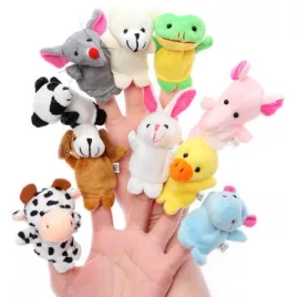 Set de marionete pentru degete 10 buc (figurine animale)
