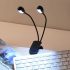Lampa DUAL LED cu clemă