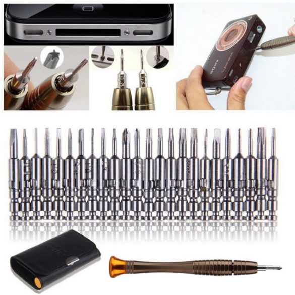 Set de șurubelnițe de precizie, 25 piese