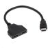 DUAL cablu HDMI distribuitor HDMI - Aceeași imagine pe mai multe ecrane