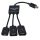 3 în 1 Micro USB HUB DUBLU USB 2.0 OTG ADAPTER