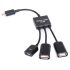 3 în 1 Micro USB HUB DUBLU USB 2.0 OTG ADAPTER