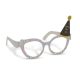 Ochelari Party de Familie - cu sclipici, din hârtie - 15 x 10 x 13 cm - 4 buc / pachet