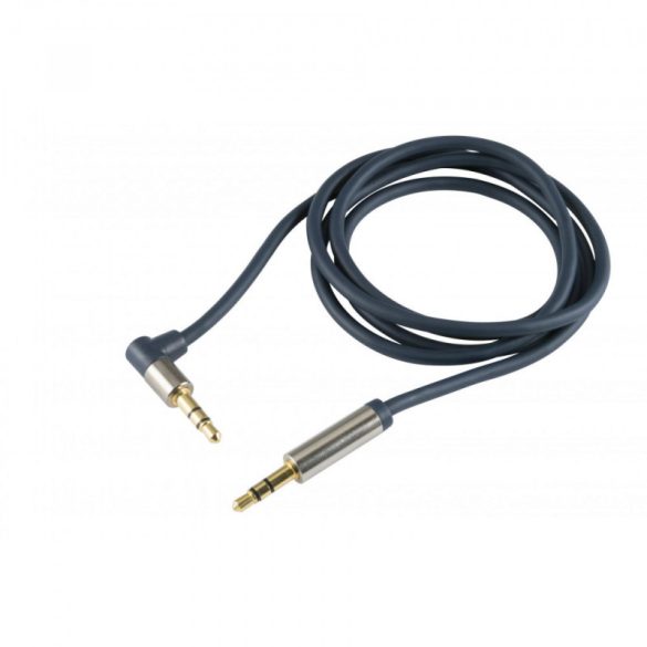 Cablu audio, mufe stereo metalice de 3,5 mm, 1 m