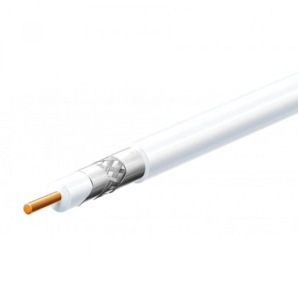 Cablu coaxial, 75 ohmi, 305 m/rolă