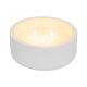 Lumânare decorativă cu LED, 3 LED-uri, ∅20 cm x 8 cm