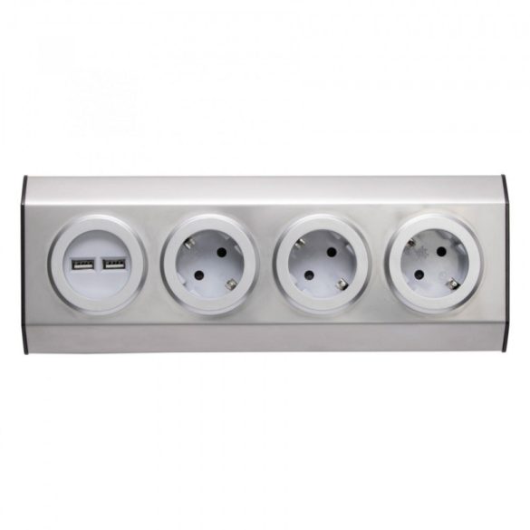 Distribuitor de bucătărie cu prize USB montabil