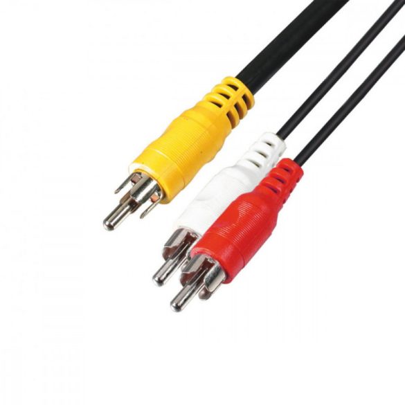 Cablu audio, 3 mufe RCA-3 mufe RCA, 1,5 m