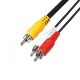 Cablu audio, 3 mufe RCA-3 mufe RCA, 1,5 m