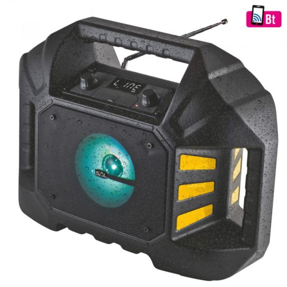 Radio de lucru și timp liber, rezistent la apă și șocuri