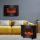 Bewello Șemineu electric de perete / independent - radiator - LED, curbat
