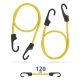 Set profesional MNC coardă elastică - galben - 120 cm x 8 mm - 2 bucăți / set