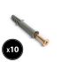 Handy Dibluri + șuruburi - 10 x 80 mm - 10 buc / pachet