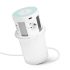 Delight Distribuitor ascuns - 4 prize + încărcare wireless + 2xUSB + 2xType-C - alb
