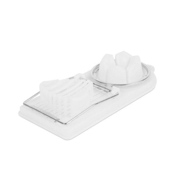 Feliator de ouă Family - plastic / oțel inoxidabil - 19 x 8 cm