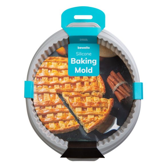 Bewello Formă de copt din silicon - tort - 29 x 26 x 3,8 cm