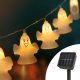 Family LED ghirlandă solară - fantomă - 10 LED-uri - 1,1 metri - alb cald