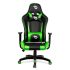 Scaun Gamer BeMaDa - cu pernă lombară și pernă pentru cap - verde