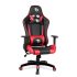 BeMaDa Scaun gamer - cu pernă lombară și pernă pentru cap - roșu