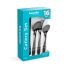 Set tacâmuri Bewello - negru mat - 16 piese