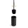 Bewello Perie WC + suport - negru mat / auriu