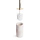 Bewello Perie WC + suport - bej mat / auriu