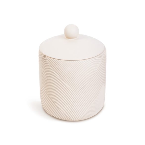 Bewello Cutie de depozitare pentru baie cu capac - bej mat