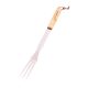 Furculiță grătar din oțel inoxidabil Barbecook BC-ACC-7072, mâner din lemn de cauciuc, 100% FSC, 46cm