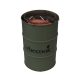 Barbecook BC-CHA-1022 Edson grătar cu cărbune tip butoi, verde, diametru 47,5cm