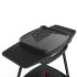 Barbecook BC-ELE-4001 Alexia 5111 grătar electric, masă laterală, roți, negru, 84x55x97cm